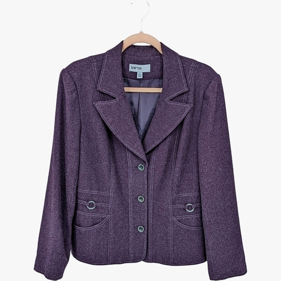 14 • Lana Lee • Plum Purple Blazer Jacket - Picture 8 of 8